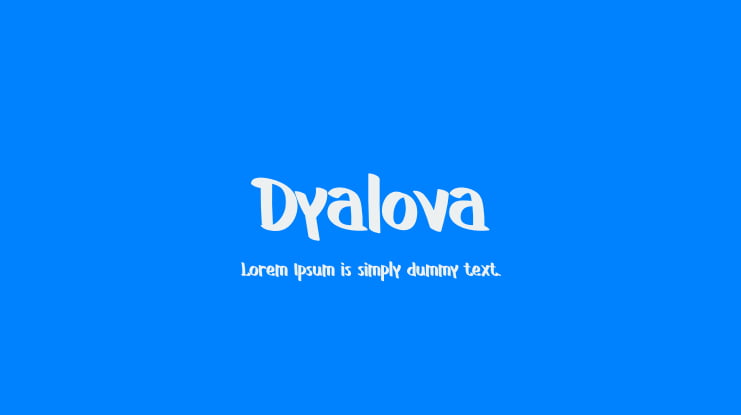 Dyalova Font