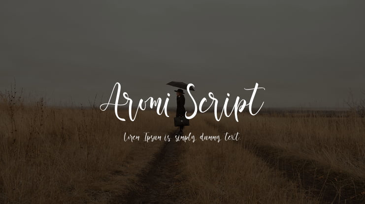 Aromi Script Font