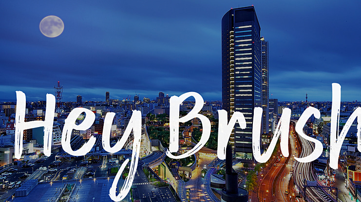 Hey Brush Font