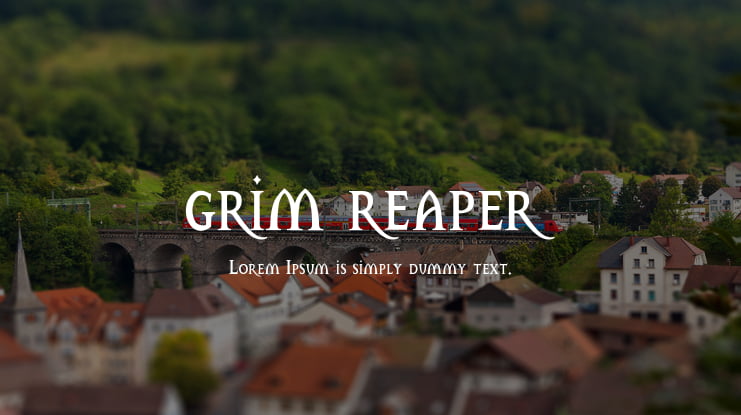 grim reaper Font