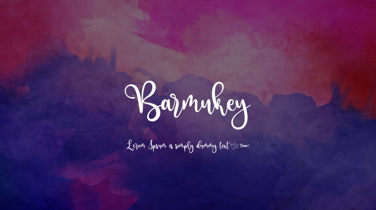 Barmukey Font
