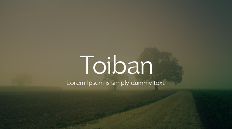 Toiban Font