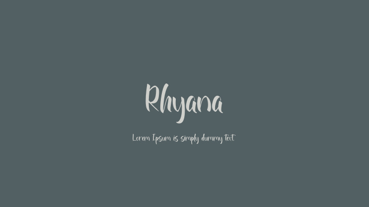 Rhyana Font