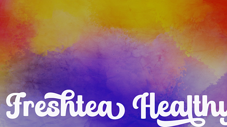 Freshtea Healthy Font