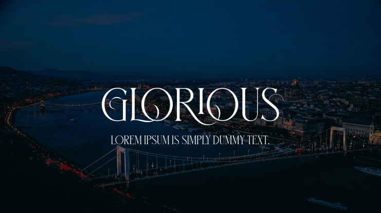 GLORIOUS Font
