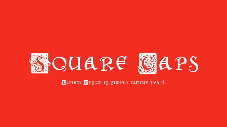 Square Caps Font