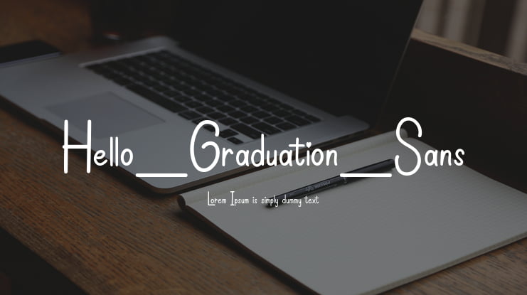 Hello_Graduation_Sans Font