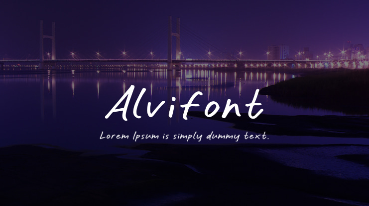 Alvifont Font