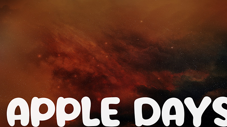 Apple Days Font