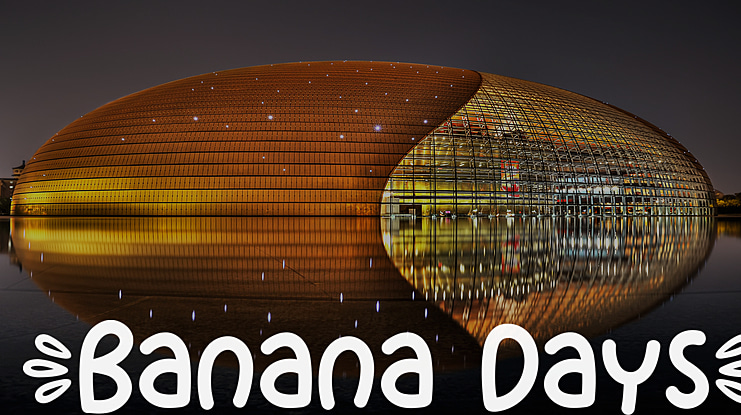 Banana Days Font
