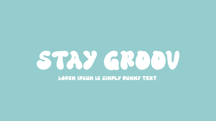 Stay Groov Font