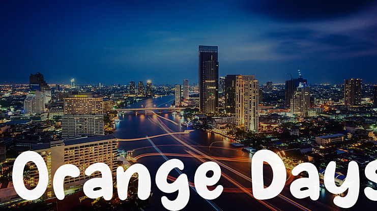 Orange Days Font