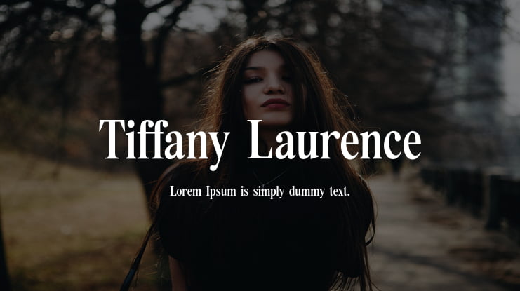 Tiffany Laurence Font