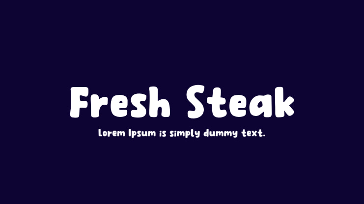 Fresh Steak Font