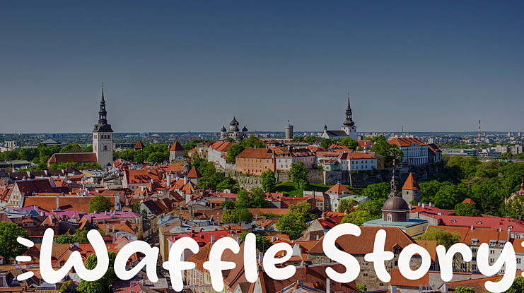 Waffle Story Font