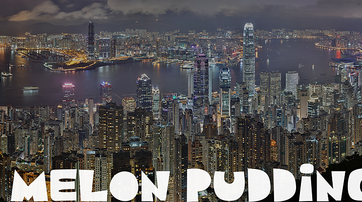 Melon Pudding Font