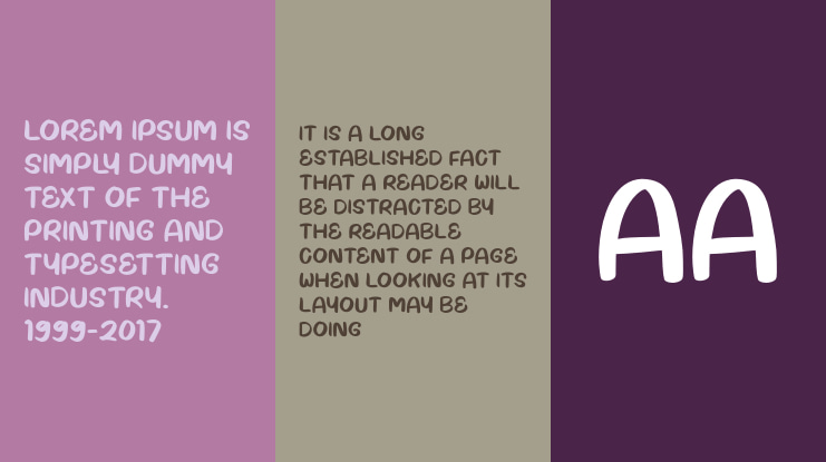 SweetLovelyRainbowTwo Font