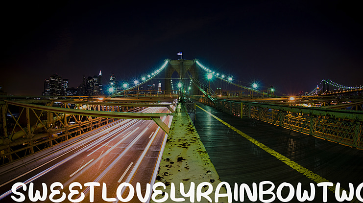 SweetLovelyRainbowTwo Font
