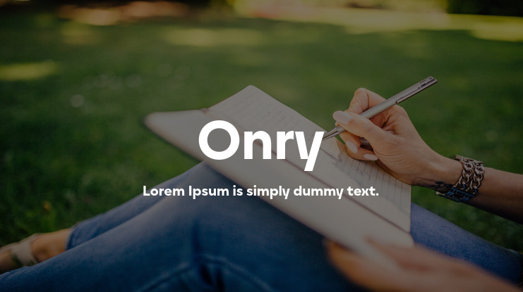 Onry Font