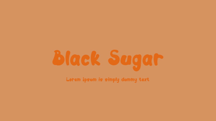Black Sugar Font