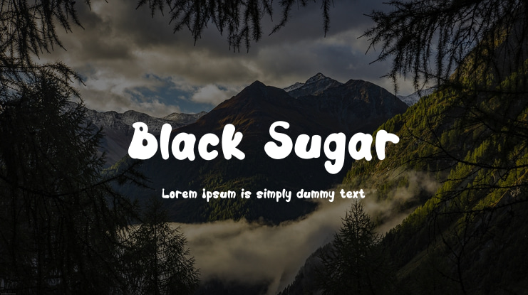 Black Sugar Font