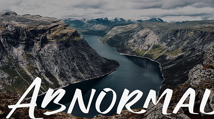 Abnormal Font
