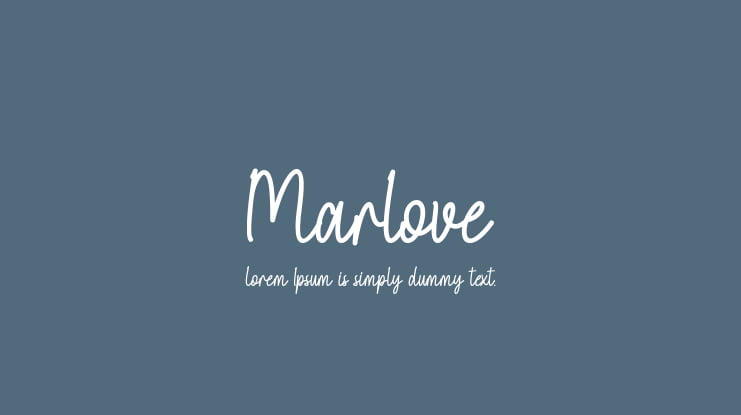 Marlove Font