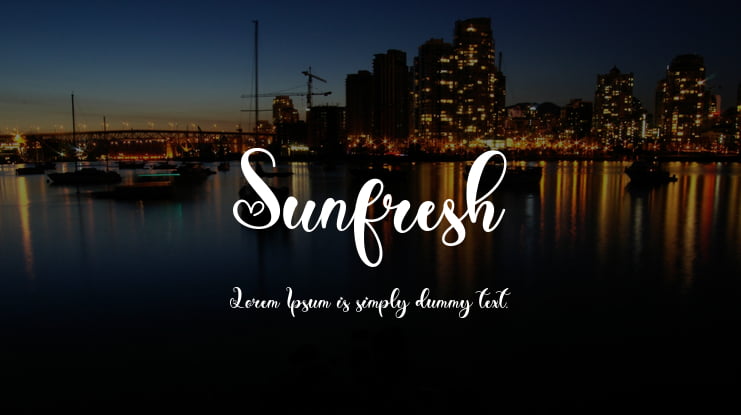 Sunfresh Font