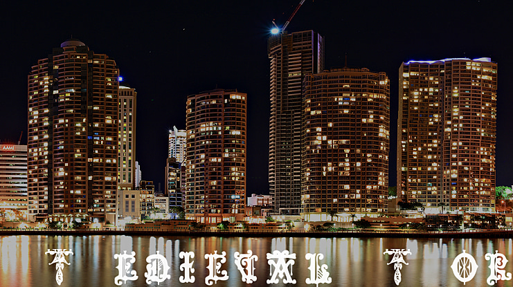 Medieval Sorcerer Ornamental Font