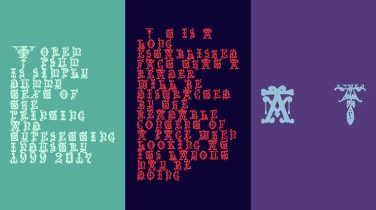 Medieval Sorcerer Ornamental Font