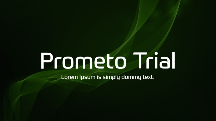 Prometo Trial Font Family