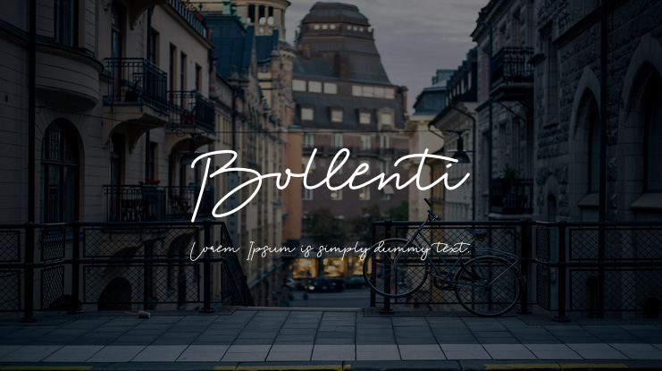 Bollenti Font