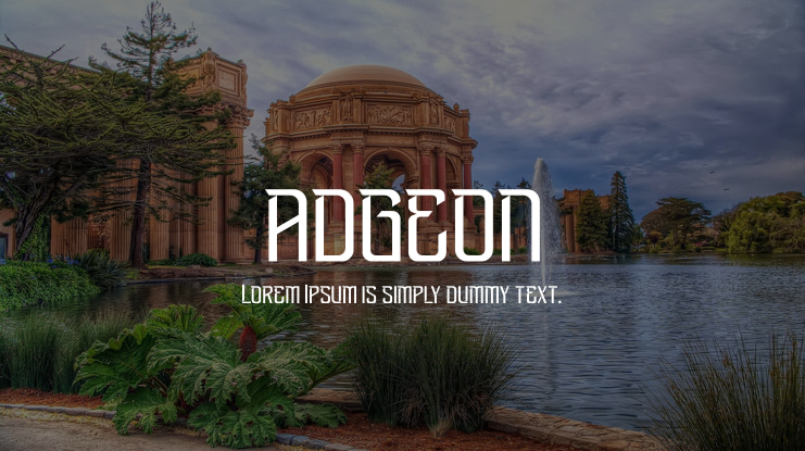 ADGEON Font