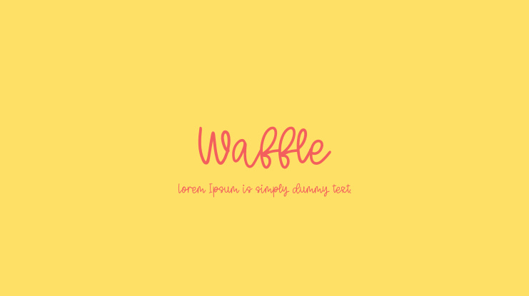 Waffle Font