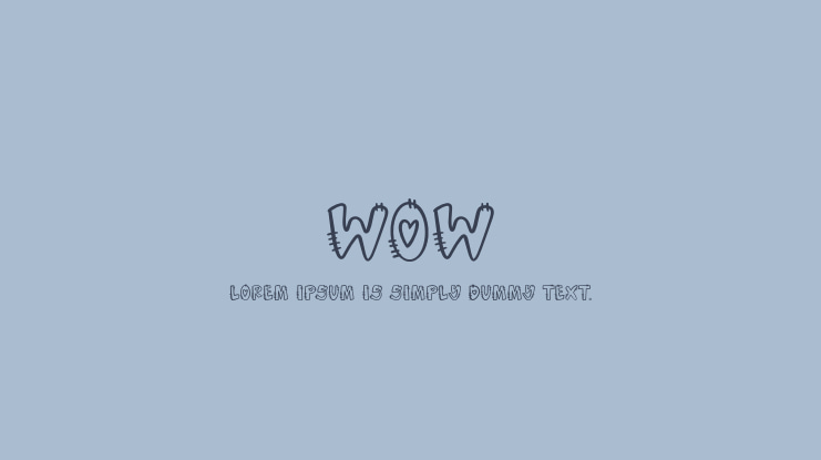 Wow Font