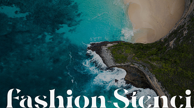 Fashion Stencil Font