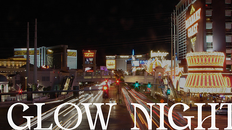 GLOW NIGHT Font