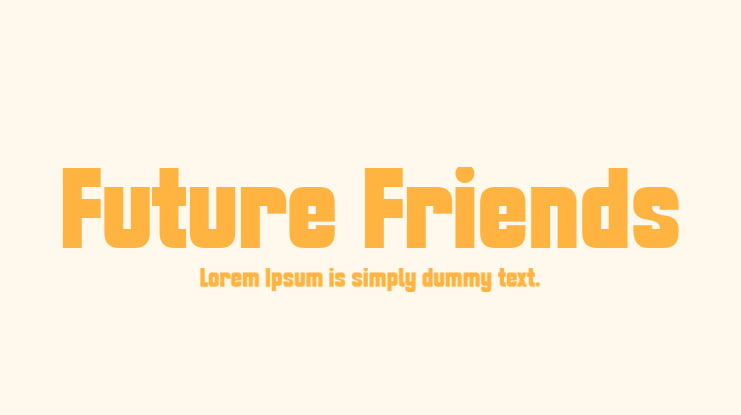 Future Friends Font Family