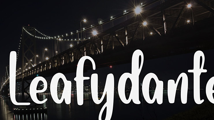 Leafydante Font