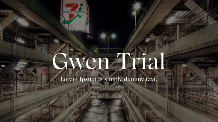 Gwen-Trial Font Family