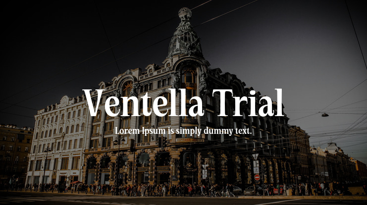 Ventella Trial Font Family