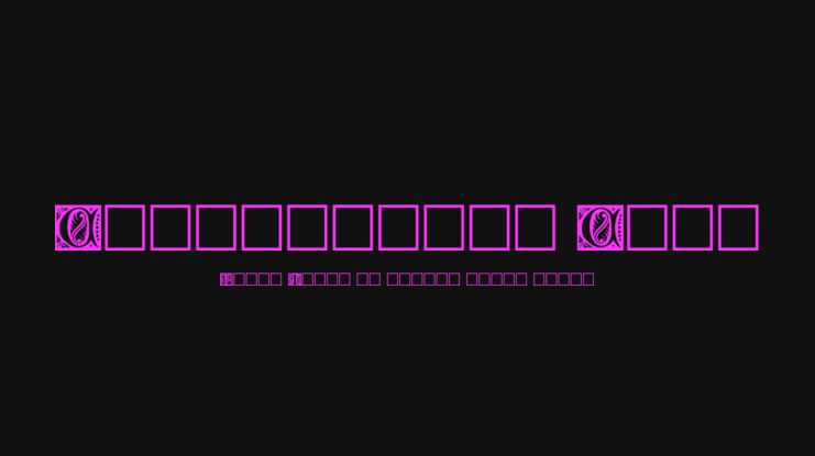 Christensen Caps Font