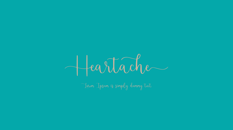 Heartache Font