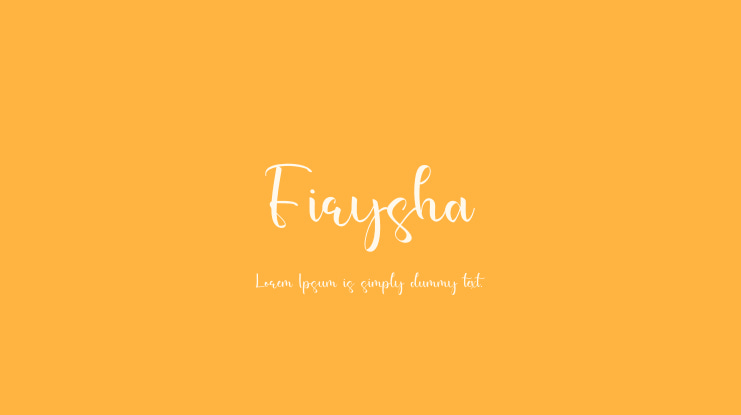 Firysha Font
