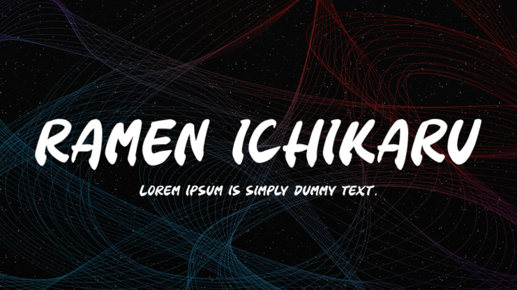 RAMEN ICHIKARU Font