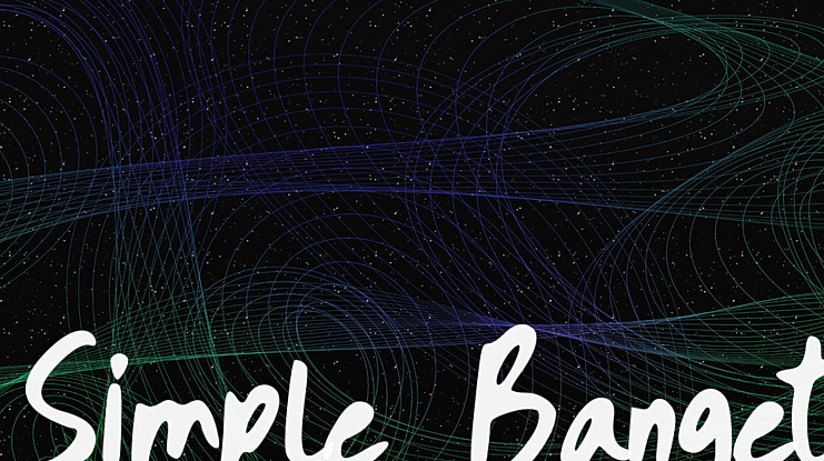 Simple Banget Font
