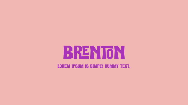 BRENTON Font