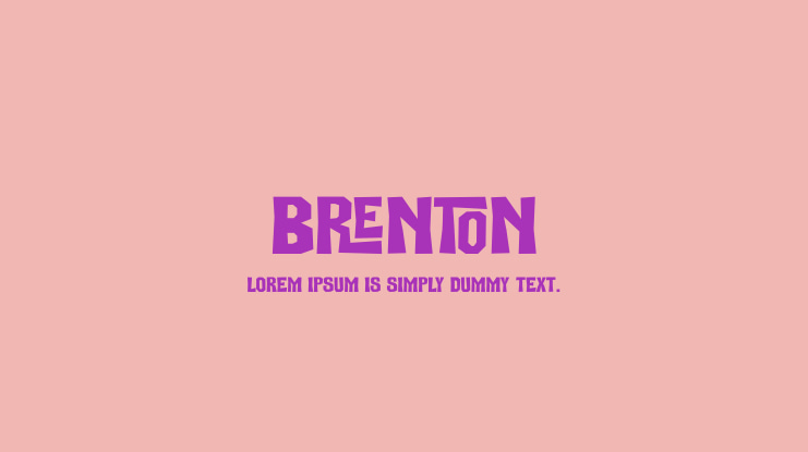 BRENTON Font
