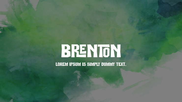 BRENTON Font