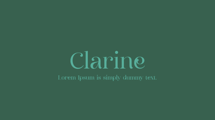 Clarine Font